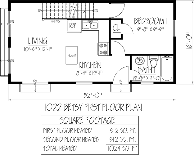 Home Plan Designs and Blueprints: Bedrooms: 2 Bathrooms: 2 Heated ...