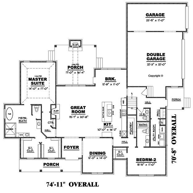 Home Plan Designs and Blueprints: Bedrooms: 4 Bathrooms: 3 Half Baths ...