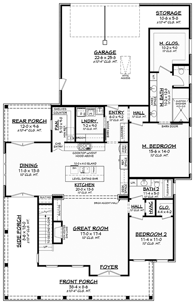 Home Plan Designs and Blueprints: Bedrooms: 4 Bathrooms: 3 Heated ...